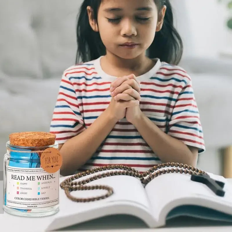 90 Day Bible Verses in A Jar (Gift Box Included)