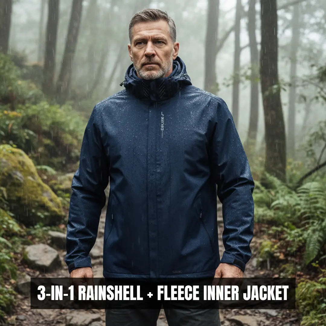RainCore - 3-in-1 Waterproof Rainshell Jacket
