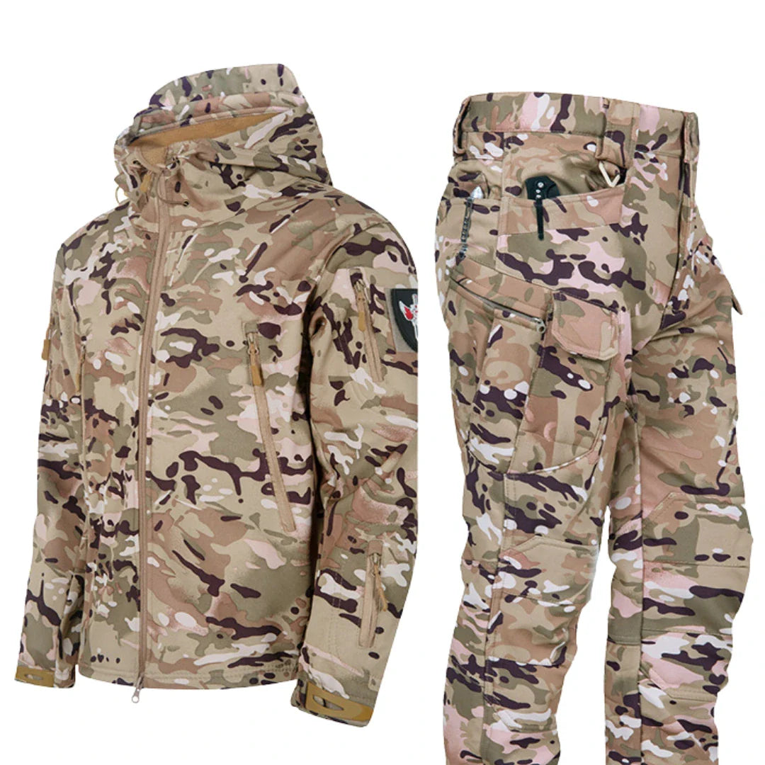 Alpha One – Camo Softshell Jacket & Pants Set