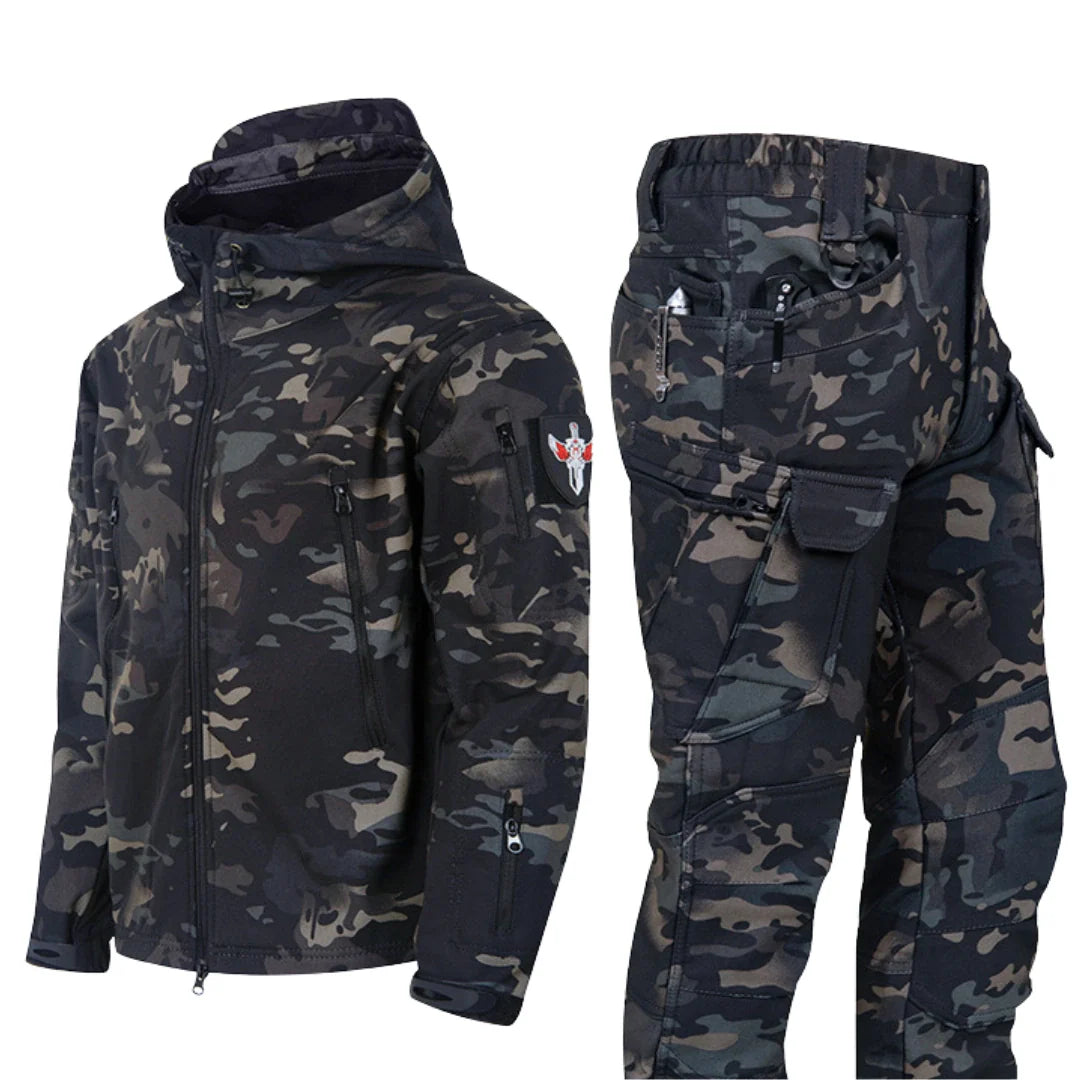 Alpha One – Camo Softshell Jacket & Pants Set