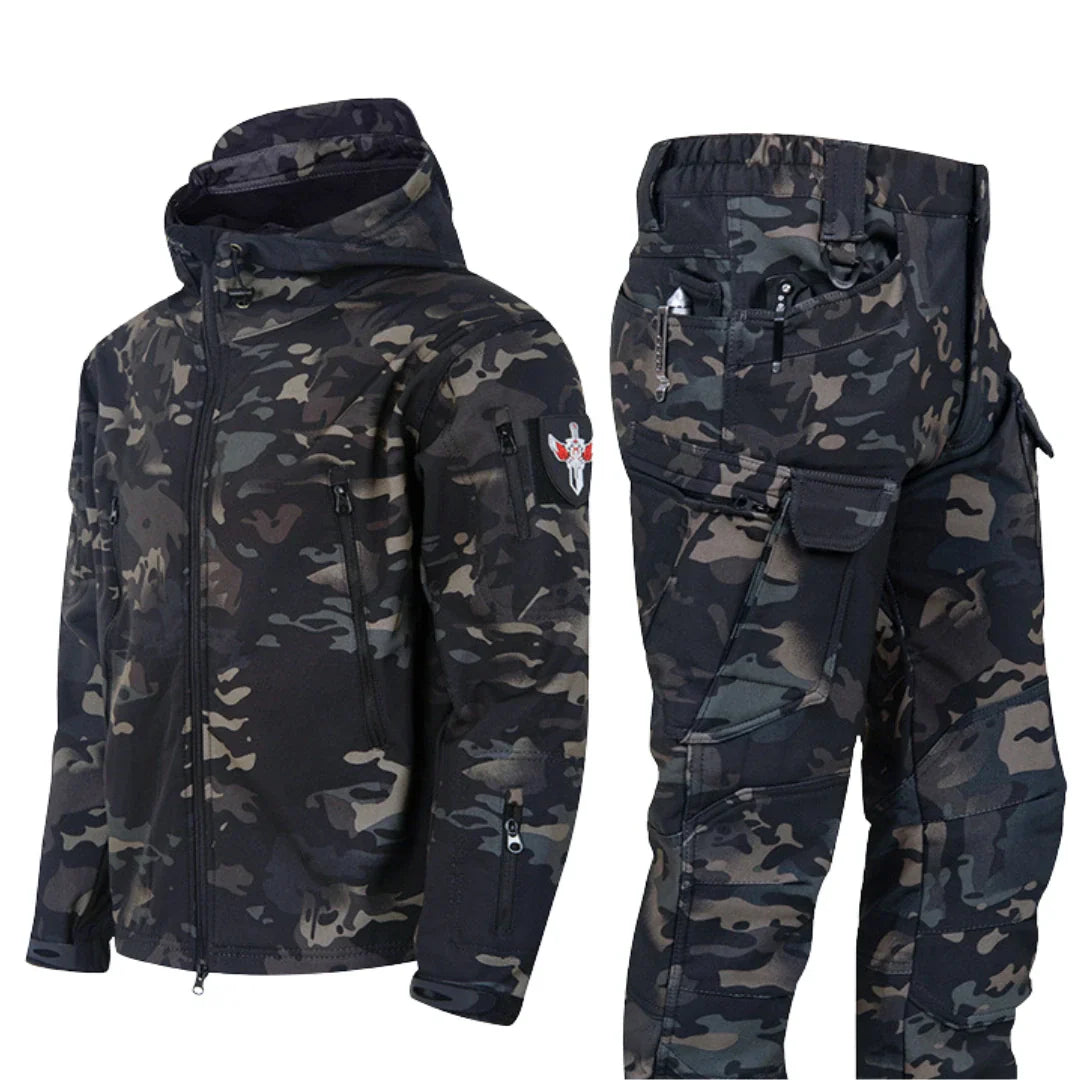 Peak n Trail – Camo Softshell Jacket & Pants Set