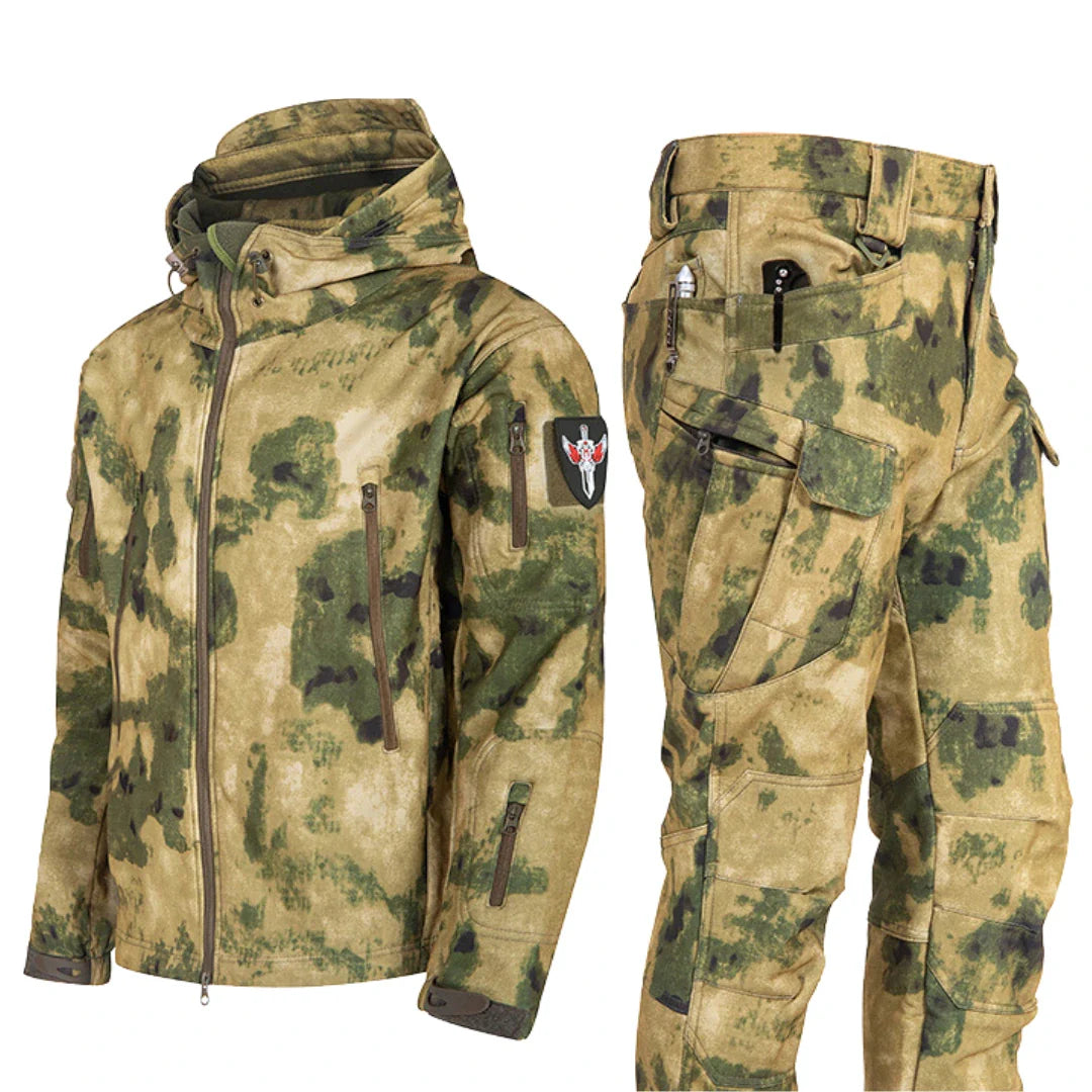 Alpha One – Camo Softshell Jacket & Pants Set